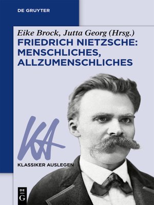 cover image of Friedrich Nietzsche